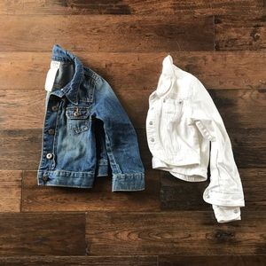 Girls Size 5 Denim Jackets, Osh Kosh, Gymboree